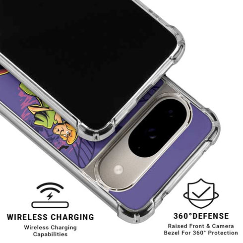 Scooby-Doo Shaggy and Ghost Clown Google Pixel 10 Clear Case